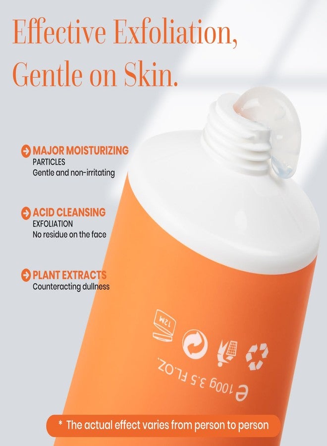 T.Chilyn 2 Pcs Orange Exfoliating Gel, Moisturizer Face Body Scrub Gel,Orange Enzymes Exfoliatings Gels,Deep Cleansing Moisturizing Facial Exfoliator,All Types Skin (200ml/7oz) - Image 3